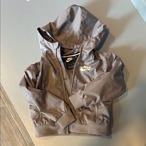 Nike Charcoal Hooded Jacket 2T euc